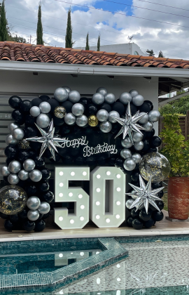 DECORACION CON GLOBOS