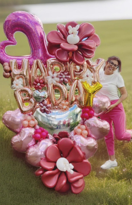 MEGA BOUQUET CON GLOBOS